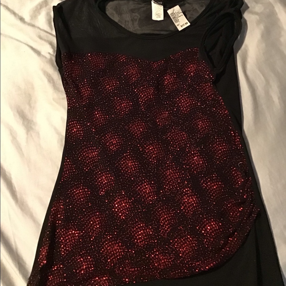 Sparkly Red blouse